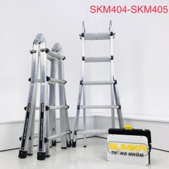 Thang nhôm gấp chữ A mở rộng SUMIKA SKM 405, 1.5 - 5.1 Mét