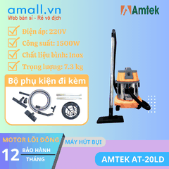 Máy hút bụi khô ướt Model: AT-20LD hiệu Amtek