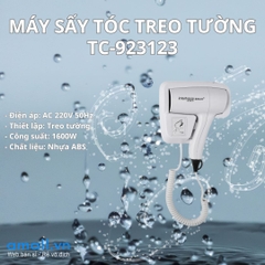 Máy sấy tóc treo tường cao cấp Model: TC-923123