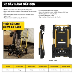 Xe đẩy hàng đa năng Stanley FT585