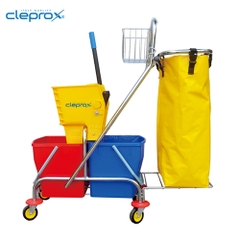 Xe vắt nước 2 ngăn và túi đựng rác Clexprox CX-58B