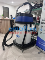 Máy hút bụi công nghiệp khô ướt 60 Lít Hiệu Anko thùng nhựa, Model: AS60-2BP