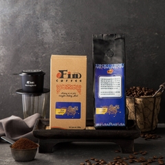 Quà tặng cà phê đặc sản Huế- Tứ Linh Trải Nghiệm, cà phê pha phin gu mạnh vừa.