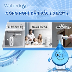 Lọc nước đơn Inox mờ WD-AS08 Waterdrop