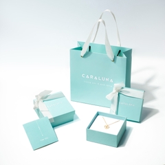 Hoa Tai Bạc 925 Mặt Trăng Khuyết Đính Đá Hàn Quốc Moon & Star - VGE01