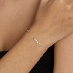 Lắc Tay Bạc 925 Đính Chùm Sao Đá Lấp Lánh Galaxy - VCB503