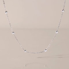 Dây Chuyền Bạc 925 Dây Xích Bi Classic - Beaded Chain - VCN24
