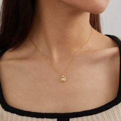 Dây Chuyền Bạc 925 Hình Giọt Nước Đá Nhảy Waterdrop Dancing Stone - VCN28