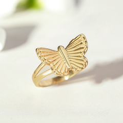 Nhẫn Bạc 925 Bướm Bản Lớn Dainty Butterfly - VSR02