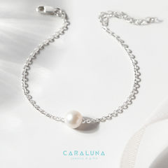 Vòng Tay Bạc 925 Đính Ngọc Trai Tự Nhiên Pearl Of Joy - VYB03