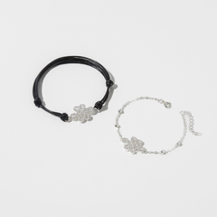 (Một Cặp) Bộ Vòng Tay Đôi Đồng Tâm Kết Nam Nữ - Trang Sức Cặp Đôi Ý Nghĩa - VYB38 & VYB39