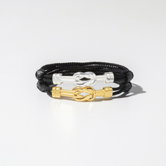 Vòng Tay Bạc 925 Nút Thắt Gắn Kết Cho Nam Love Knot - VYB47