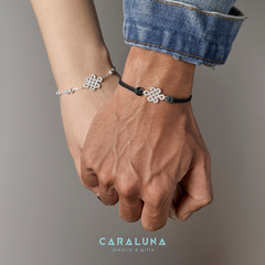 (Một Cặp) Bộ Vòng Tay Đôi Đồng Tâm Kết Nam Nữ - Trang Sức Cặp Đôi Ý Nghĩa - VYB38 & VYB39