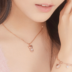 Dây Chuyền Bạc 925 Hình Gấu Dễ Thương Đính Đá Pretty Bear - VYN56