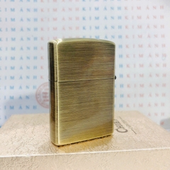 Bật lửa, hộp quẹt CHIEF chủ đề Đồng hồ bỏ túi vân gỗ, Kim Ánh nhập hàng chính hãng vỏ bằng đồng