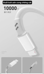 Dây sạc nhanh LI-TOP LX38 3IN1, đa năng 3 chân cắm IOS, MICRO, TYPE C, công suất 66W, Kim Ánh cho dùng thử 30 ngày