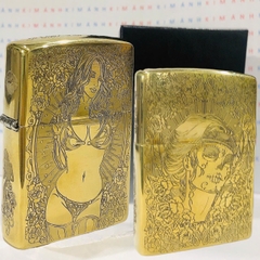 Bật lửa Zippo Mỹ chủ đề Đầu Lâu Tiên Nữ, hàng chính hãng có giấy nhập khẩu gửi kèm theo đơn hàng