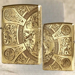 Bật lửa Zippo Mỹ chủ đề Kỵ Sĩ Khải Huyền, hàng chính hãng có giấy nhập khẩu gửi kèm theo đơn hàng