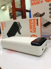 Sạc Dự Phòng SYC S216 20000 mAh kèm cáp sạc iPhone Android và Type-C