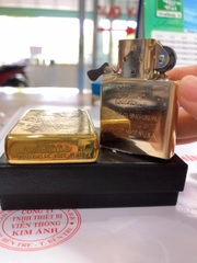Bật lửa Zippo Mỹ High Polished Brass chủ đề Cô Gái Nhật