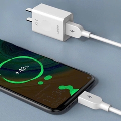 Bộ sạc Pisen C134 chân IOS, dòng điện 2.1A, 10.5W, Hàng chính hãng nội địa có chứng nhận tiêu chuẩn an toàn thiết bị
