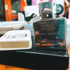 Bật lửa Zippo Mỹ sơn tĩnh điện TRY THE FAN TEST 1932-2012, Hàng chính hãng