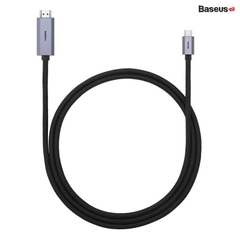 Cáp Chuyển Đổi Type C qua HDMI Baseus High Definition Series Graphene Siêu Nét Cho Smartphone/ Tablet/ Macbook/Laptop (Type-C to HDMI 4K/60Hz Adapter Cable)