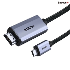 Cáp Chuyển Đổi Type C qua HDMI Baseus High Definition Series Graphene Siêu Nét Cho Smartphone/ Tablet/ Macbook/Laptop (Type-C to HDMI 4K/60Hz Adapter Cable)