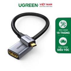 Đầu chuyển hình ảnh UGREEN Micro HDMI Male to HDMI Female Adapter Cable