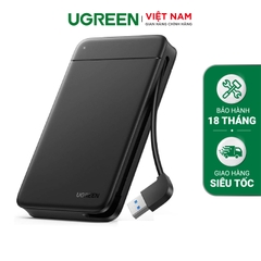 UGREEN 2.5-inch SATA Hard Drive Enclosure with Micro USB to USB-A Cable US221