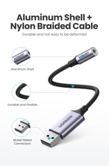 UGREEN USB 2.0 to 3.5mm Audio Adapter CM383 CM477 80864 30757