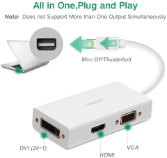 UGREEN Mini DP to HDMI/VGA/DVI Converter MD114 20418