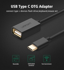 Cáp chuyển đổi UGREEN Type C Male to USB 3.0 A Female Cable