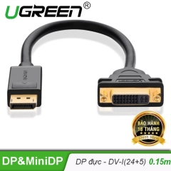 UGREEN DisplayPort Male to DVI Female Converter 20245