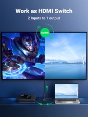 UGREEN HDMI Bidirectional Switch with HDMI Cable