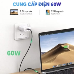 UGREEN Angled USB-C Cable Aluminum Case with Braided