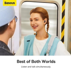 Tai nghe Chống Ồn Bluetooth Baseus Bowie WM05 True Wireless Earphones creamy