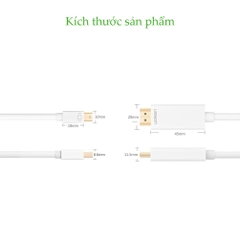 UGREEN Mini DP 1.2 Male to HDMI Cable 4K MD101