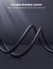 UGREEN 3.5mm 3-Pole Male to Male Silver Plating Copper Case Audio Cable AV171