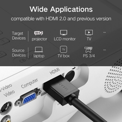 Cáp HDMI Ugreen cao cấp hỗ trợ Ethernet xuất hình ảnh 4K*2K
