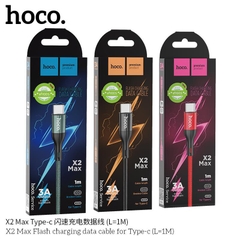 Cáp sạc nhanh 3A HOCO X2 MAX bọc dù