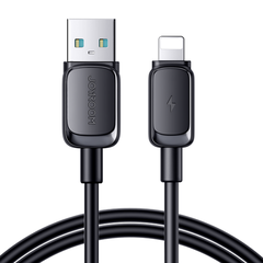 Cáp sạc Joyroom S-AL012A14 Multi-Color Series 2.4A USB-A to Lightning Fast Charging Data Cable 1.2m-Black