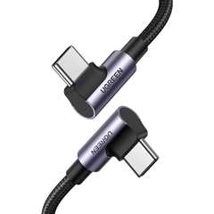 UGREEN Angled USB-C M/M Cable Aluminium Shell with Braided US335