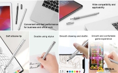 Bút cảm ứng điện dung 2 trong 1 Baseus Golden Cudgel Capacitive Stylus Pen