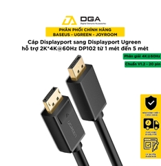 Cáp Displayport sang Displayport Ugreen hỗ trợ 2K*4K@60Hz 28AWG DP102