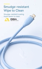 Cáp sạc nhanh C to Lightning 20W cho iPhone 12/13 Baseus Jelly Liquid Silica Gel Fast Charging Data Cable