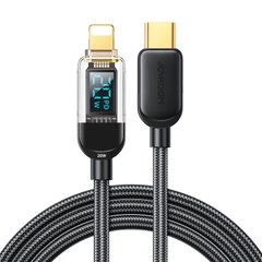 Cáp sạc Joyroom S-CL020A4 20W Type-C to Lightning Digital Display Fast Charging Data Cable 1.2m-Black