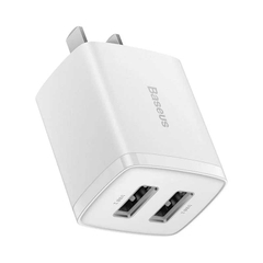 Cóc Sạc Đa Năng 10.5W Baseus Compact Charger 2 Cổng Sạc USB