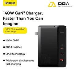 Cóc Sạc Nhanh Baseus GaN5 Pro Fast Charger 140W