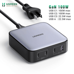 Củ sạc UGREEN Nexode 100W Desktop Charger 90736